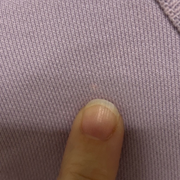 Uniqlo Crop Mauve Sweat Shirt Women's Size Medium Athleisure Spring Comfy *READ* - Picture 3 of 11